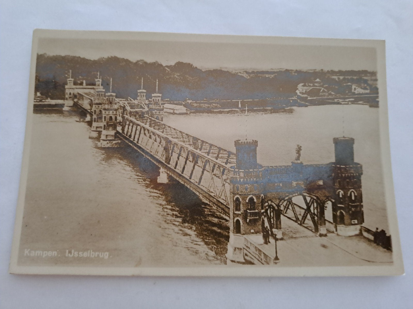 IJSSELBRUG,  fotokaart, Ophalen of Verzenden, Overijssel