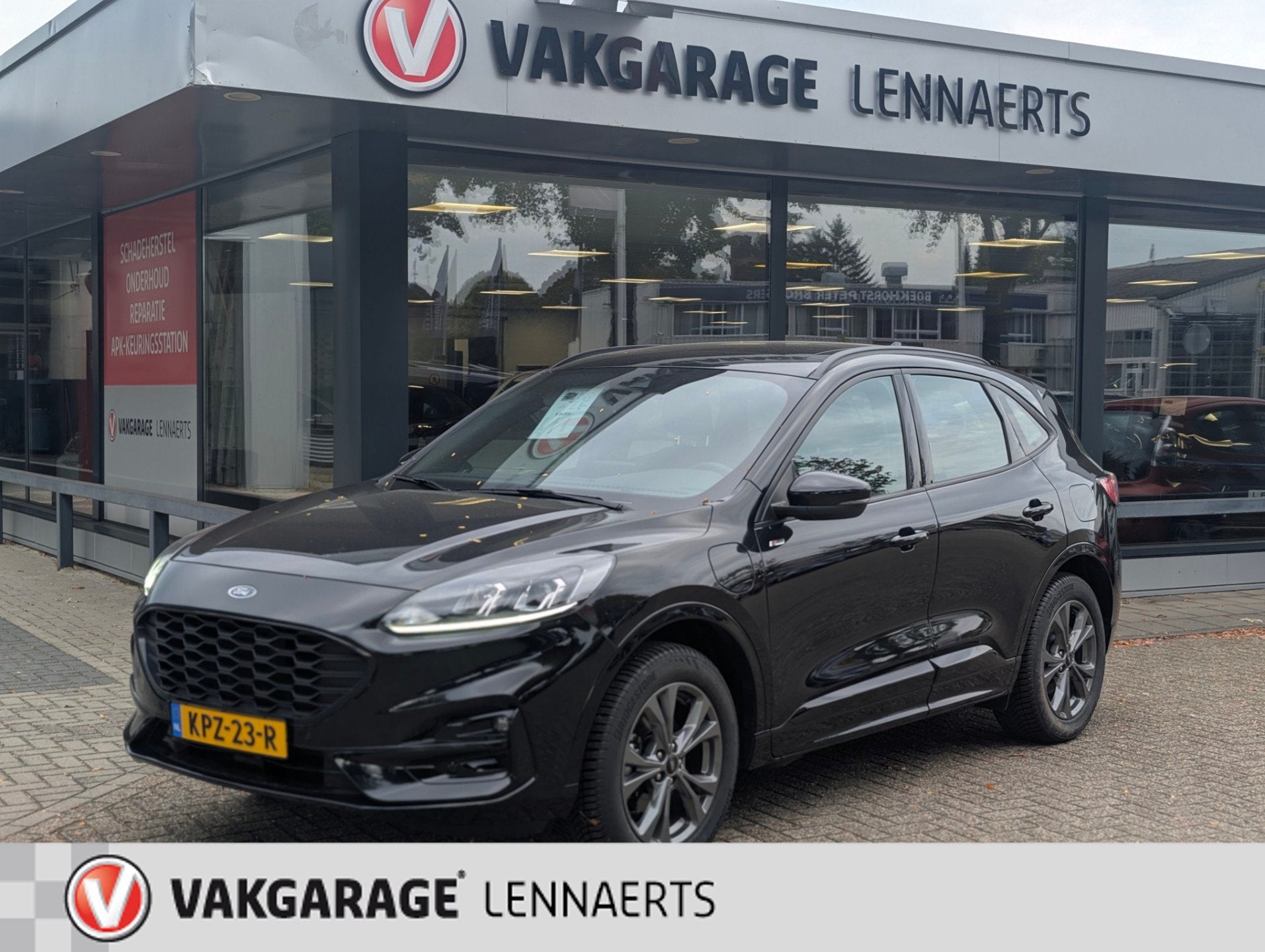 Ford KUGA 2.5 PHEV ST-Line, Panodak, Rijklaarprijs / 12 mnd, Auto's, Gebruikt, 4 cilinders, Verwarmde buitenspiegels, Zwart