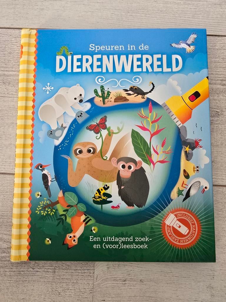 Speuren in de Dierenwereld - Zoek- en (voor)leesboek, Ophalen of Verzenden, Zo goed als nieuw, Onbekend, Non-fictie