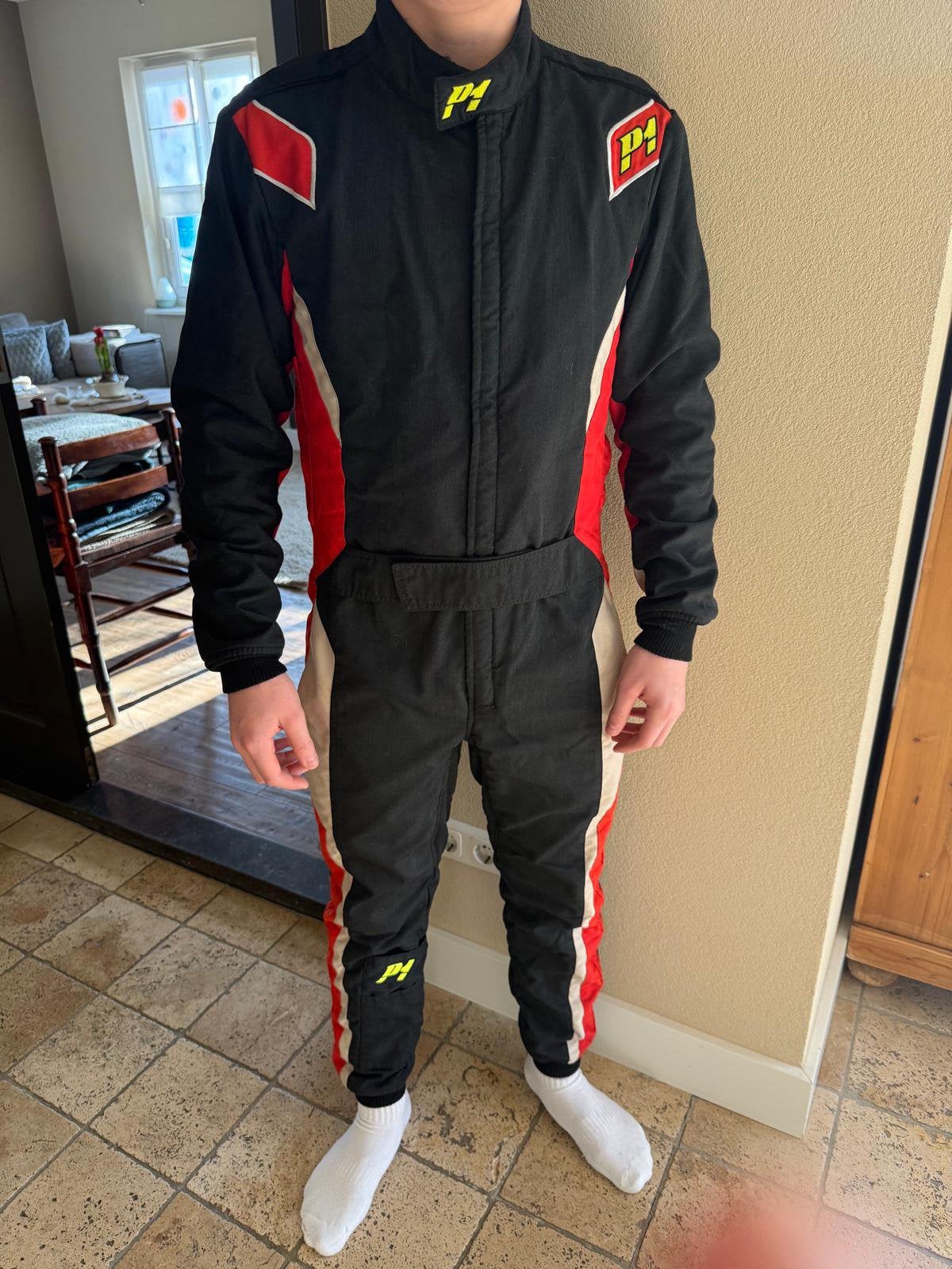 Racepak p1, Sport en Fitness, Karting, Ophalen of Verzenden, Gebruikt, Kleding of Schoenen
