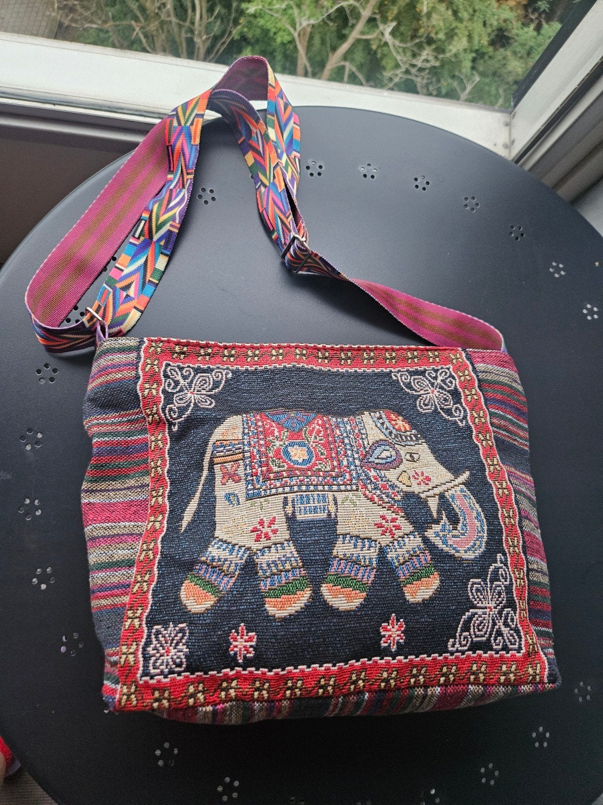 Boho Schoudertas met Olifantenmotief - Nieuw, Ophalen of Verzenden
