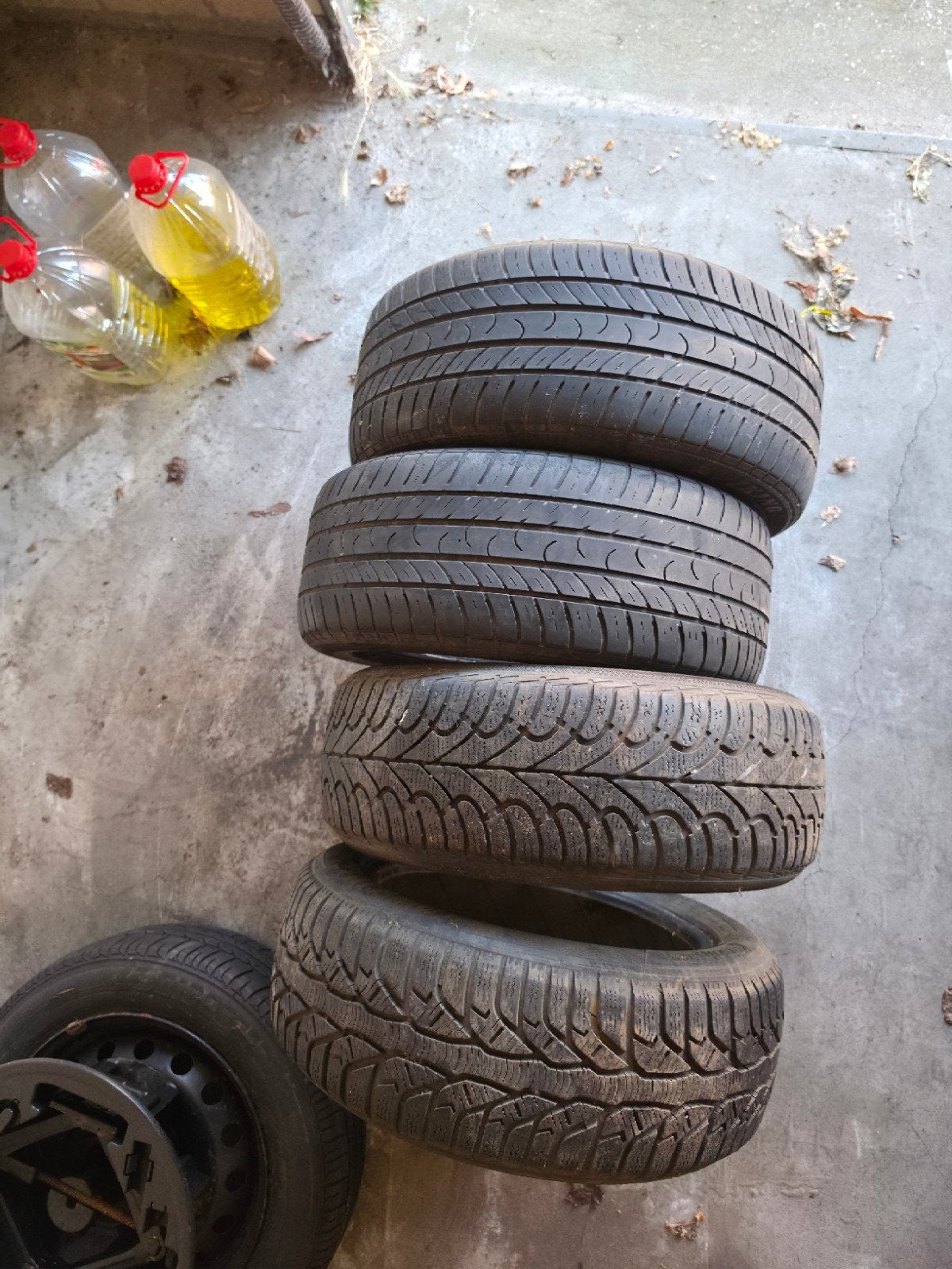4 banden: 2x 195/55 R15 & 2x 195/50 R15, Ophalen, Gebruikt