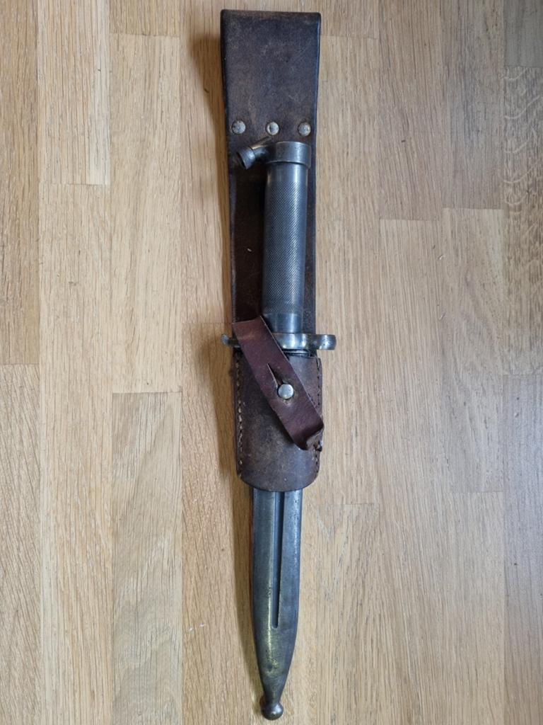 Zweedse M1896 bajonet, Verzamelen, Militaria | Algemeen, Ophalen of Verzenden, Landmacht, Overige gebieden, Mes of Dolk