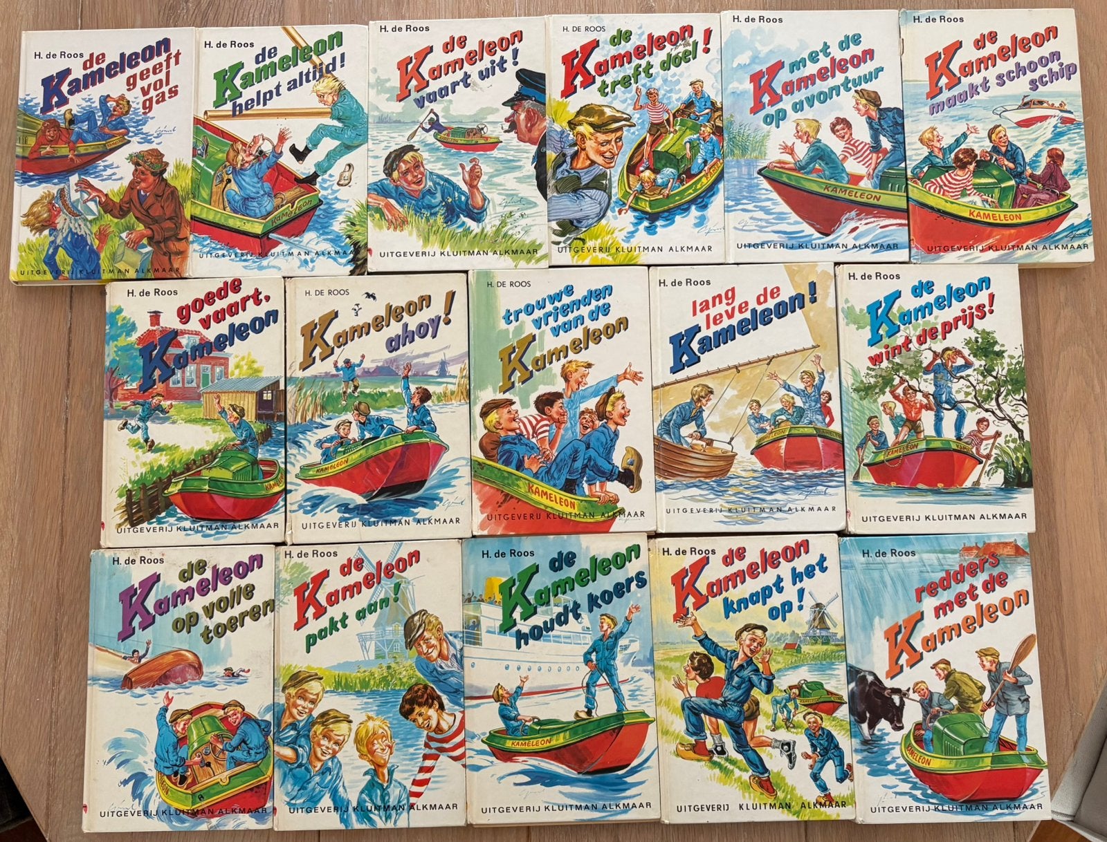 16 Kameleon boeken (wv. 3x 1e druk), Boeken, Ophalen of Verzenden, Gelezen, Fictie