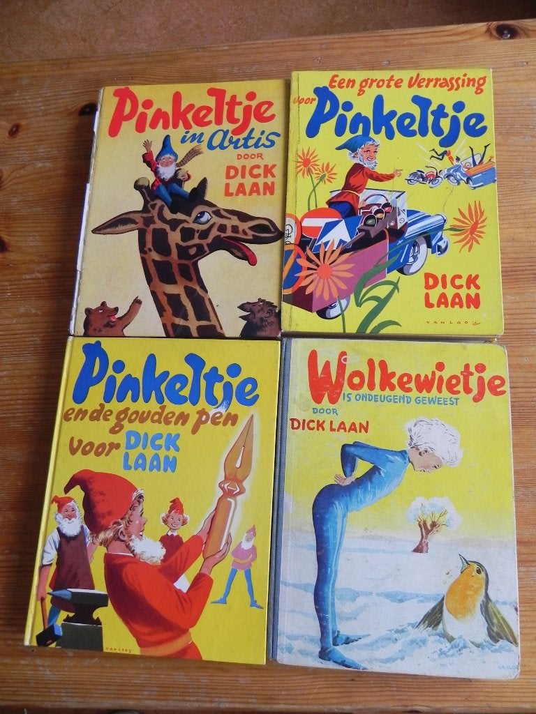oude Pinkeltje / Wolkewietje boeken hardcover - jaren 60, Boeken, Ophalen, Gelezen, Fictie algemeen
