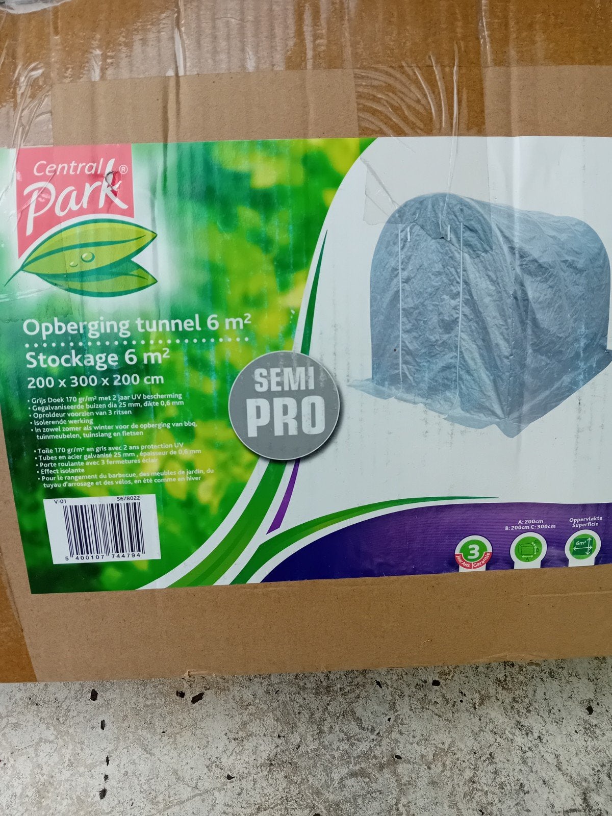 Tent, Ophalen, Open