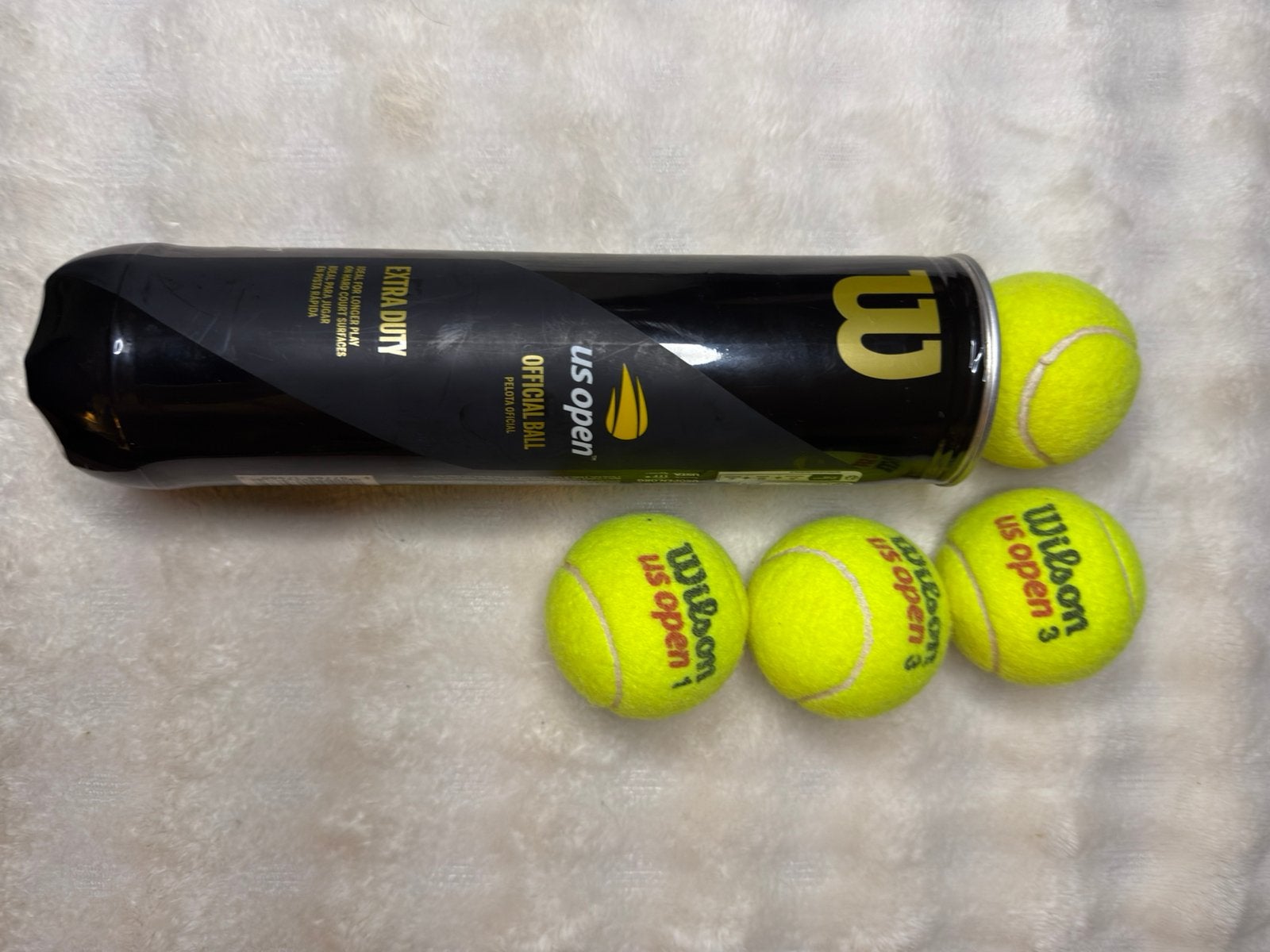 Wilson tennis ballen, Ophalen of Verzenden, Zo goed als nieuw, Ballen, Wilson