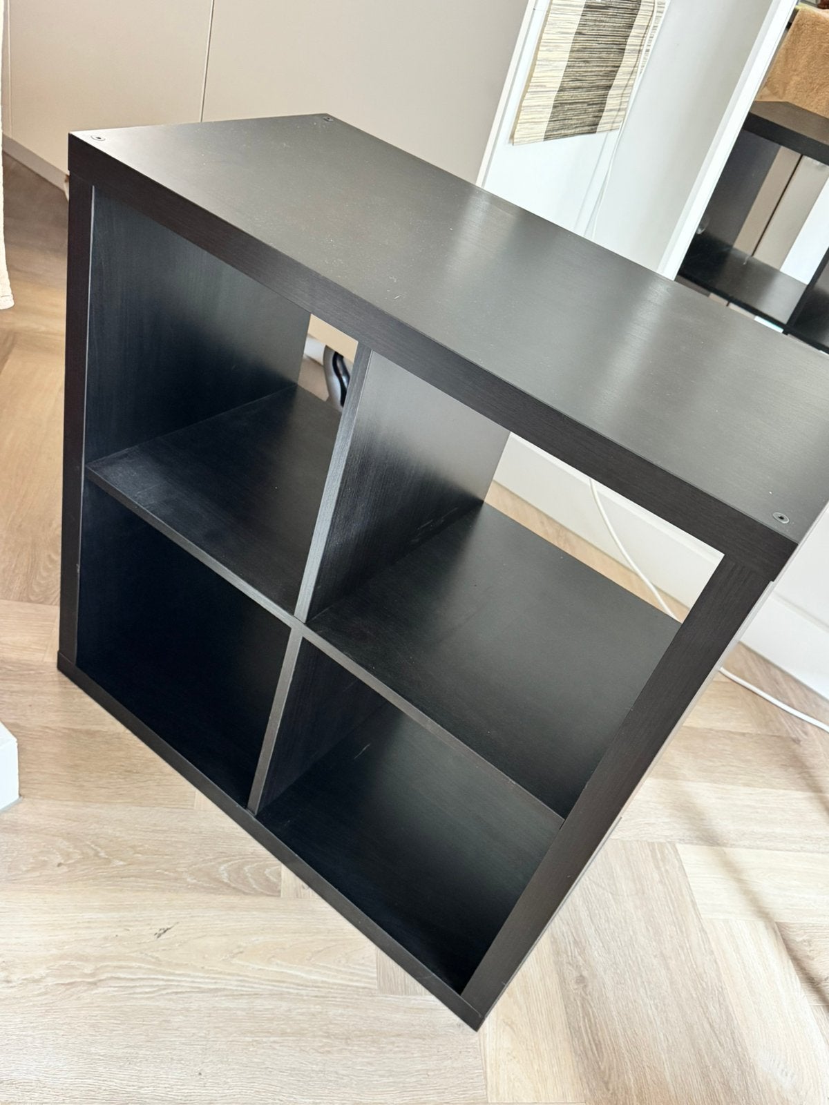 Ikea Kallax 2x2 black, Ophalen, Gebruikt, 50 tot 100 cm, Minder dan 100 cm