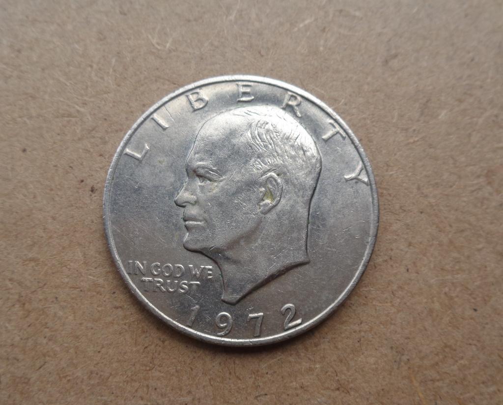 1972 one dollar President Eisenhouwer, Verzenden, Noord-Amerika, Losse munt