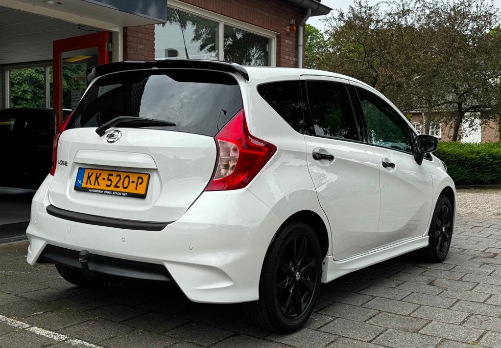 Nissan Note 1.2 DIG-S Black Edition *Trekhaak*Navi*Airco*Cru, Auto's, 1025 kg, Stof, Gebruikt, Euro 6
