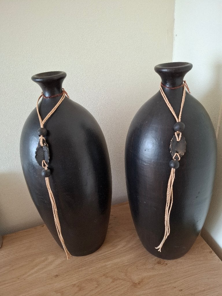 Aardewerk kruik, Ophalen, Gebruikt, Bruin, 45 cm
