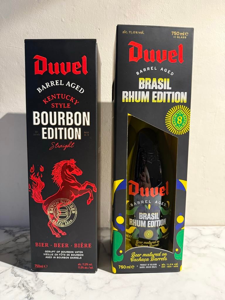 Duvel Barrel Aged Kentucky Bourbon & Brasil Rhum Edition, Ophalen of Verzenden, Nieuw, Flesje(s), Duvel