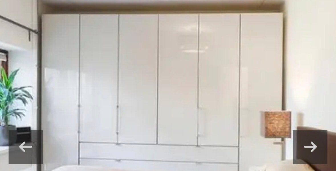 Moderne hoogglans kledingkast Wiemann Castello, Ophalen, Overige materialen, 200 cm of meer, Zo goed als nieuw