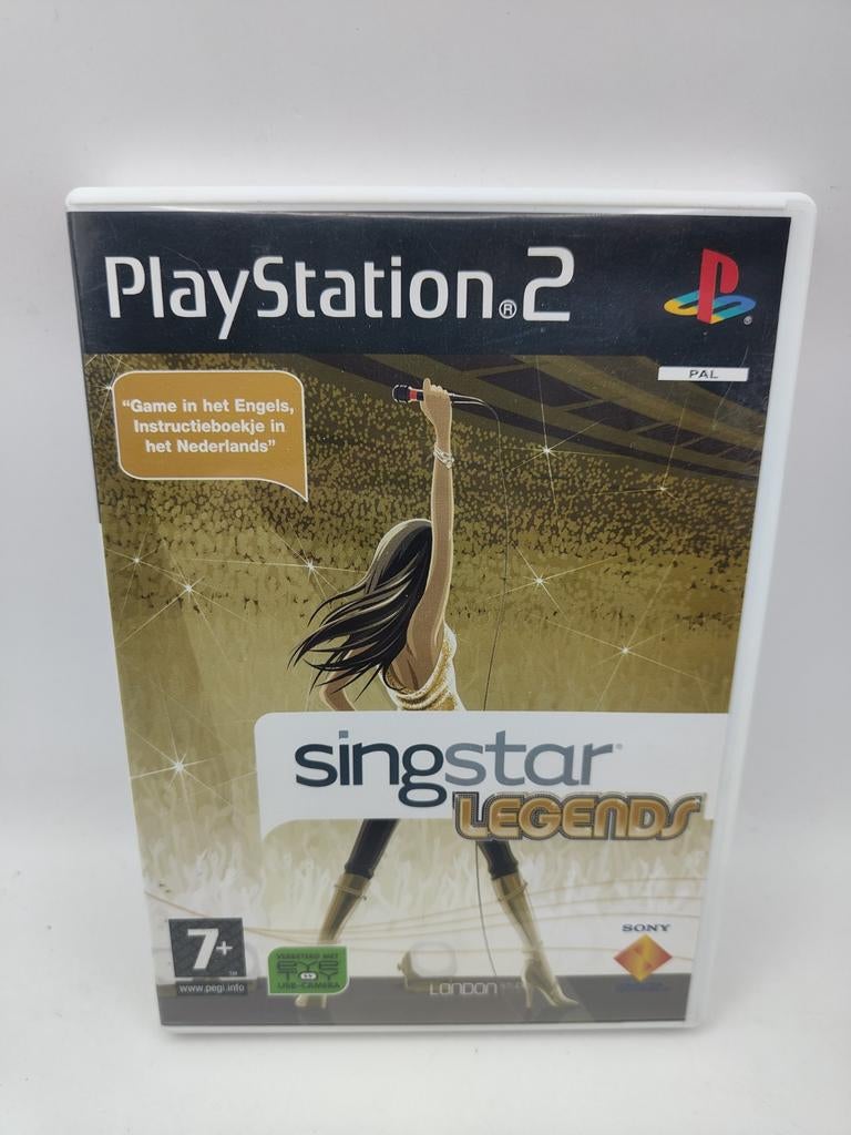 SingStar Legends PS2 - Karaoke Game, Spelcomputers en Games, Games | Sony PlayStation 2, Gebruikt, Muziek, 2 spelers, Vanaf 7 jaar