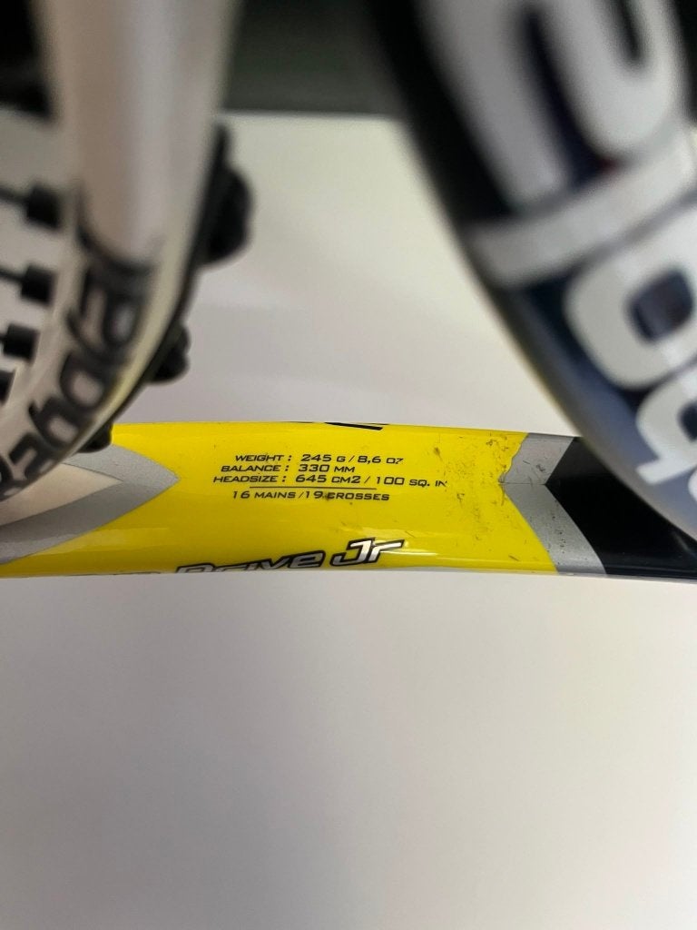 Tennis Racket Babolat 245g, Gebruikt, Ophalen of Verzenden, L0, Racket