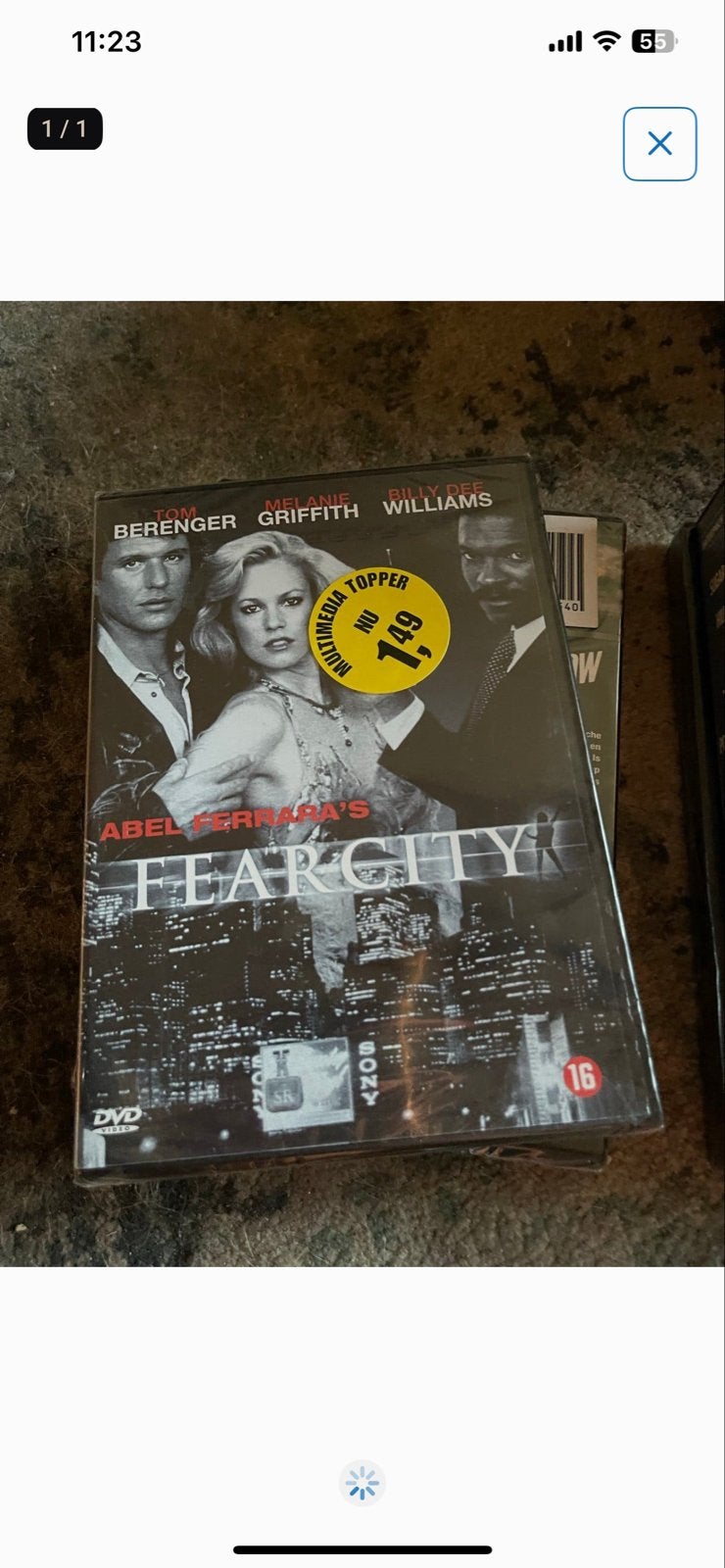 Fear City DVD - Abel Ferrara's thriller met topcast, Vanaf 16 jaar, Actiethriller, Ophalen of Verzenden, Inclusief doosje