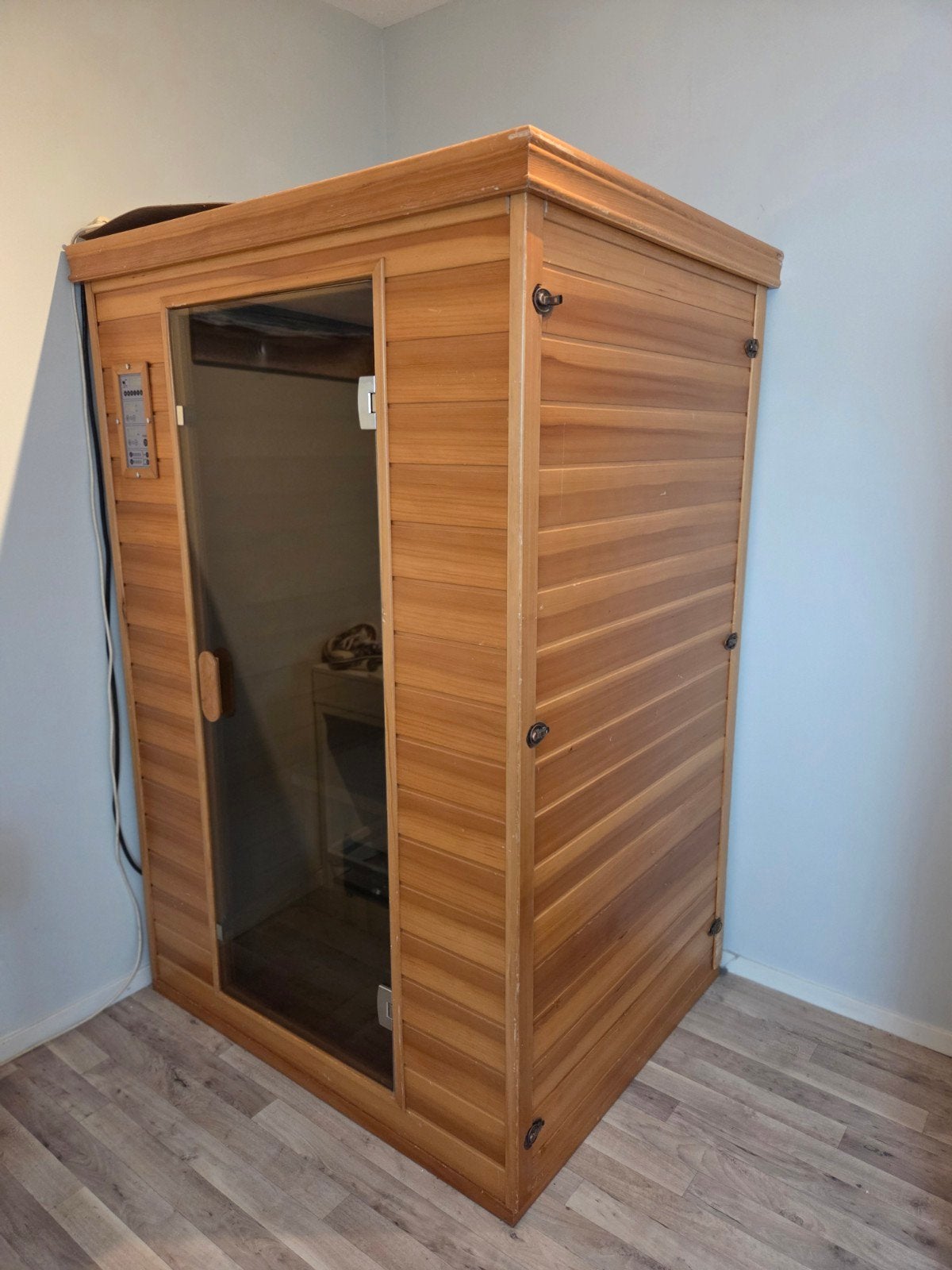 2 pers infrarood binnensauna, Ophalen, Gebruikt, Infrarood, Complete sauna