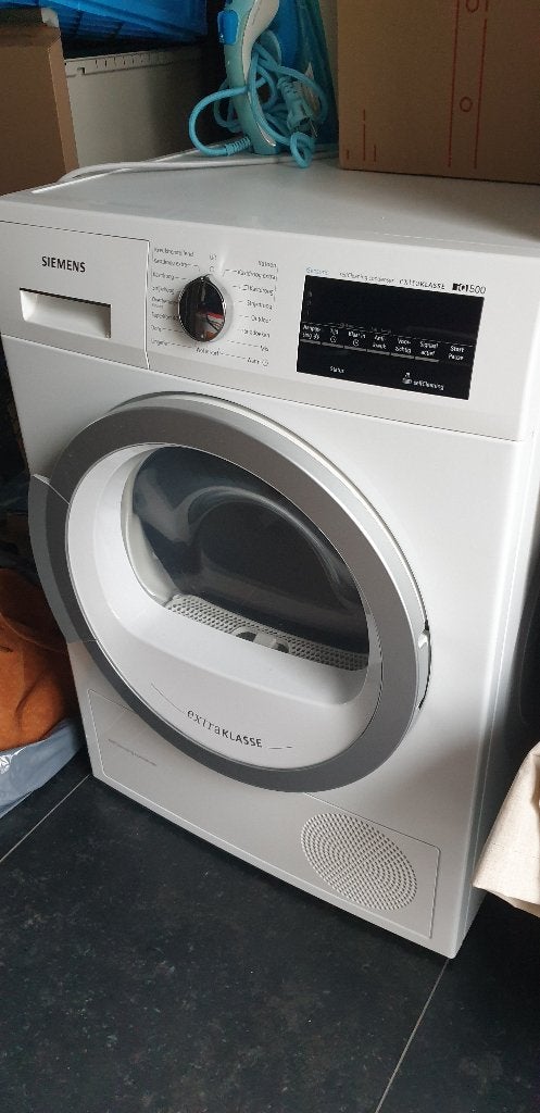 Siemens iQ500 Warmtepompdroger (WT45W490NL) – A++ & 8kg, Witgoed en Apparatuur, Wasdrogers, Ophalen, Minder dan 85 cm, 8 tot 10 kg
