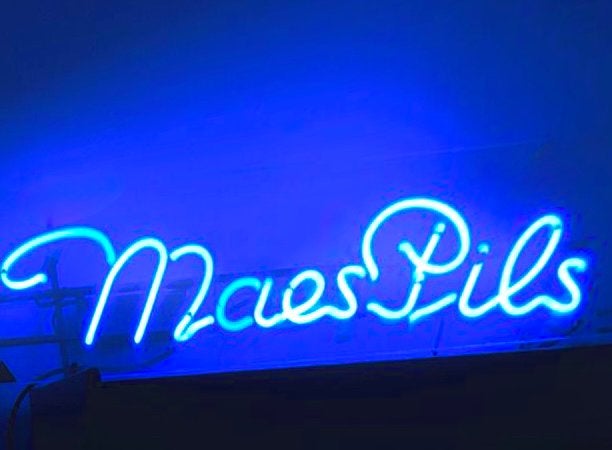 Neon, reclame, lichtreclame, Verzamelen, Merken en Reclamevoorwerpen, Ophalen, Zo goed als nieuw, Lichtbak of (neon) lamp
