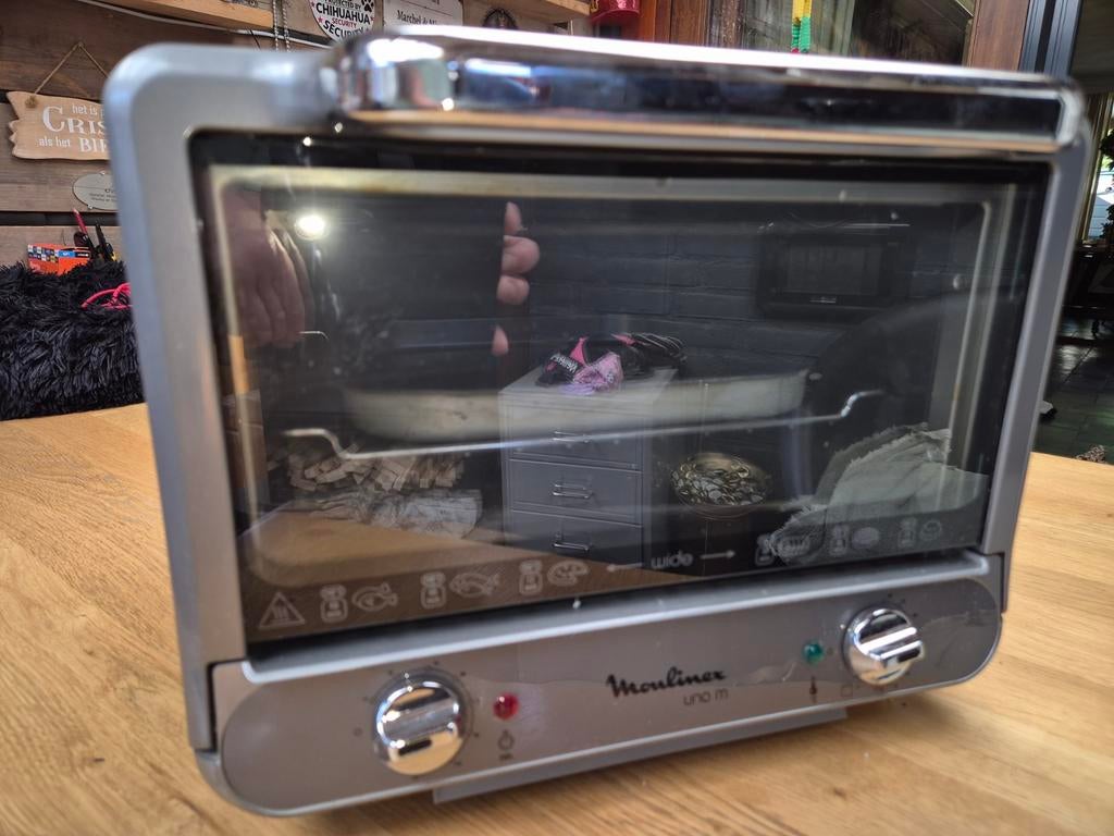 Moulinex Uno M mini-oven met grillfunctie, Minder dan 45 cm, Gebruikt, Minder dan 45 cm, Ophalen of Verzenden
