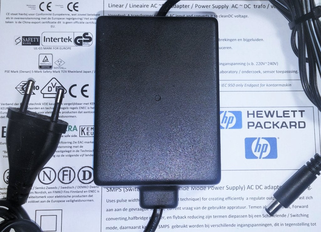 Cal-Comp Model R1616 HP C2176A 30V 400mA Oplader Adapter, Ophalen of Verzenden, Zo goed als nieuw, Printerkabel, HP (ORIGINEEL)