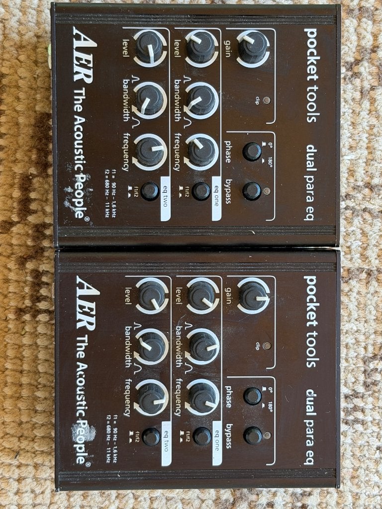 AER Pocket Tools Dual Para EQ (2x), Muziek en Instrumenten, Effecten, Ophalen of Verzenden, Gebruikt, Equalizer