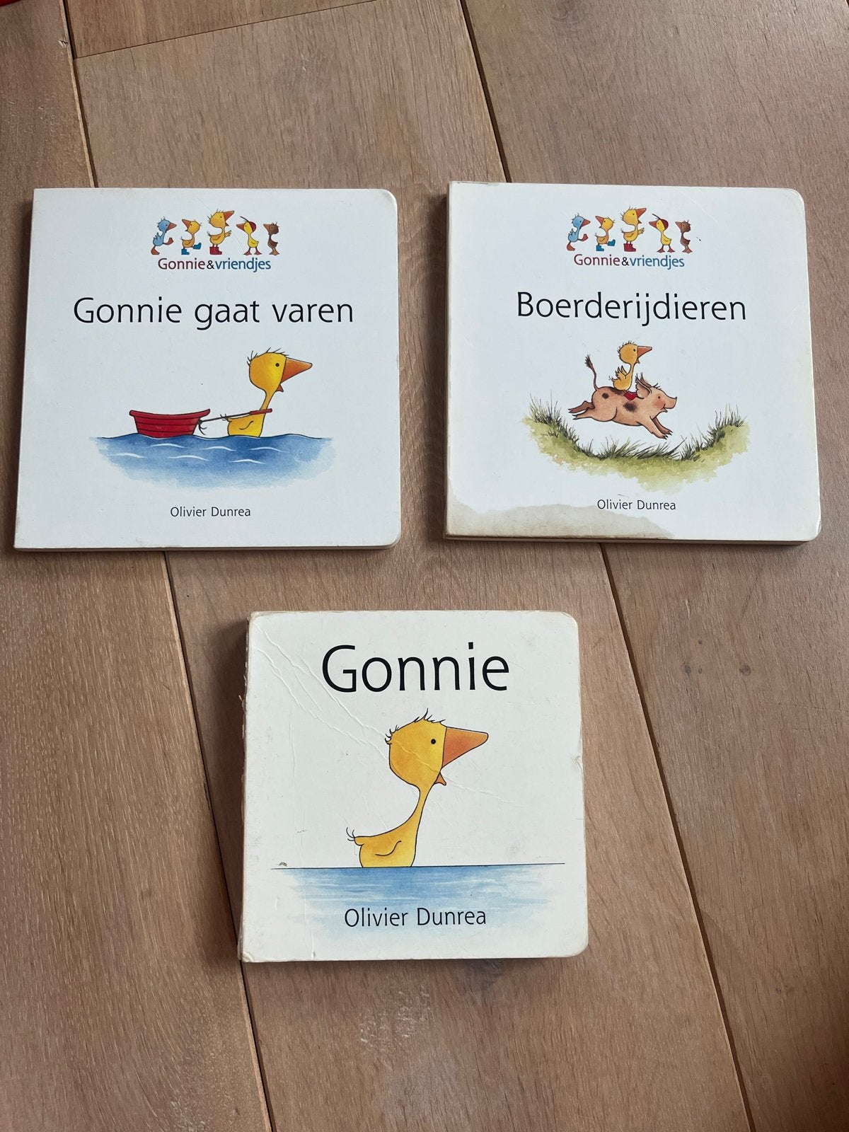 Gezellige Gonnie en Vriendjes Boekenset (3 stuks), Boeken, Ophalen of Verzenden, Zo goed als nieuw, Uitklap-, Voel- of Ontdekboek