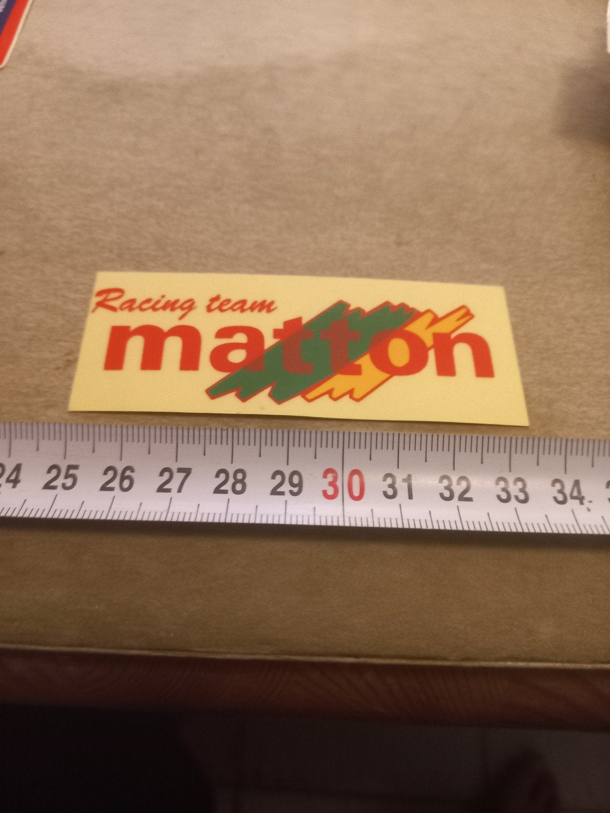 Racing Team Matton Sticker - Vintage Auto Sport Decal, Ophalen of Verzenden