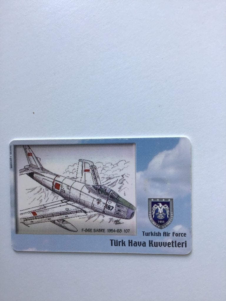 Turkije, F 86E, Sabre., Ophalen of Verzenden, Nederland