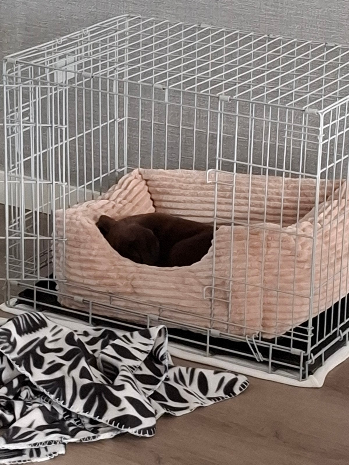 Hondenbench grijs 56x92x64, Dieren en Toebehoren, Ophalen, Zo goed als nieuw