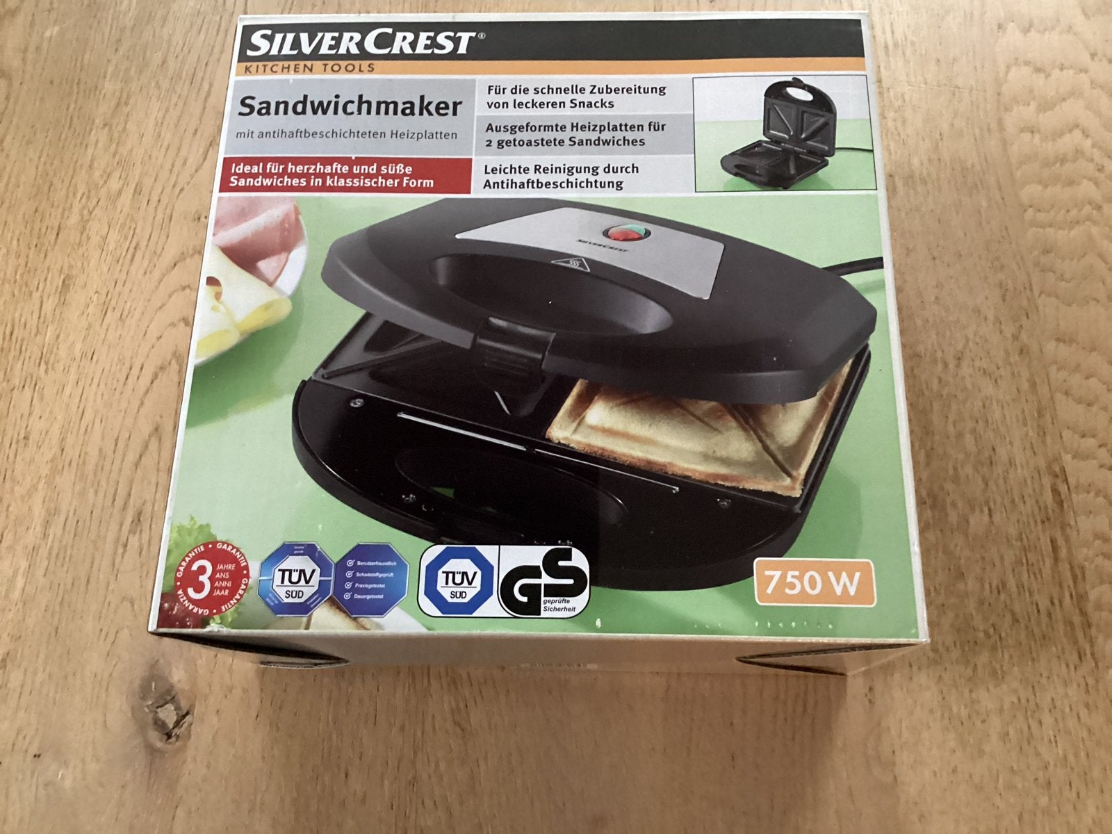 SilverCrest Sandwichmaker - Zo goed als nieuw, Ophalen of Verzenden