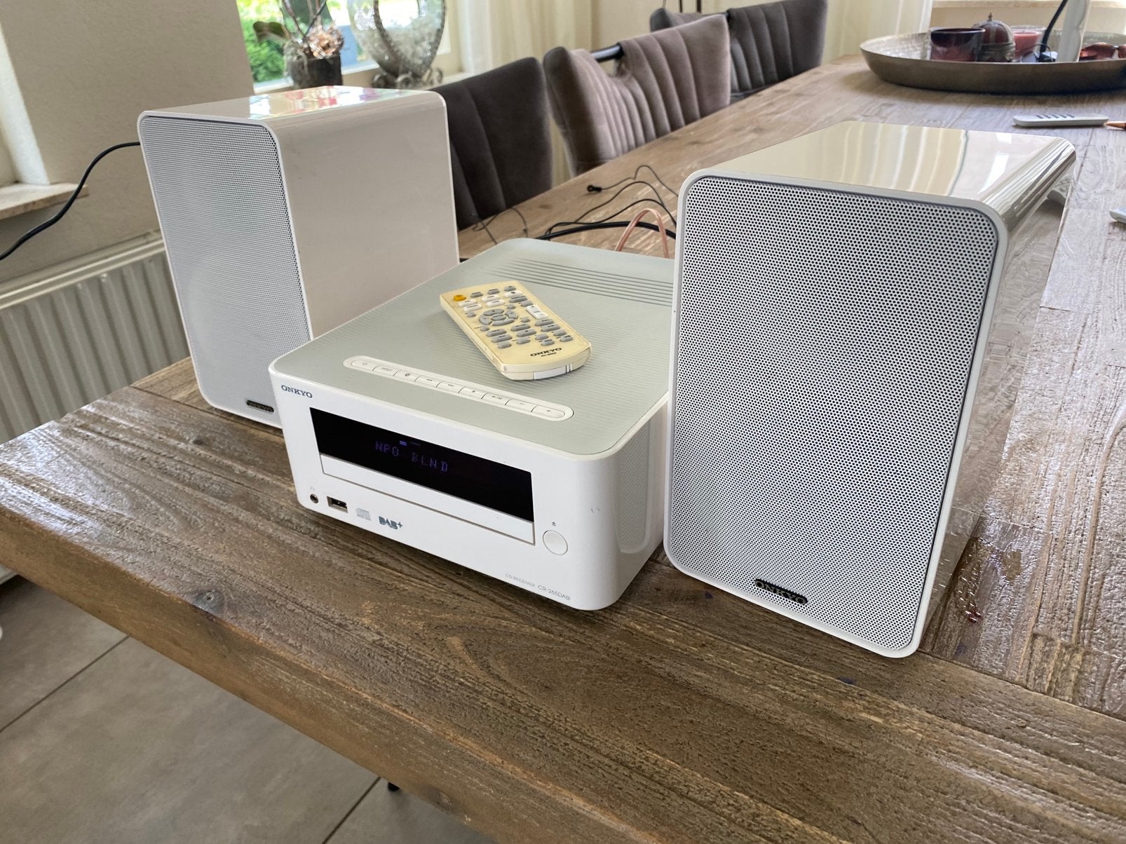 Onkyo set met DAB USB Bluetooth enz, Ophalen of Verzenden, Zo goed als nieuw, Overige merken