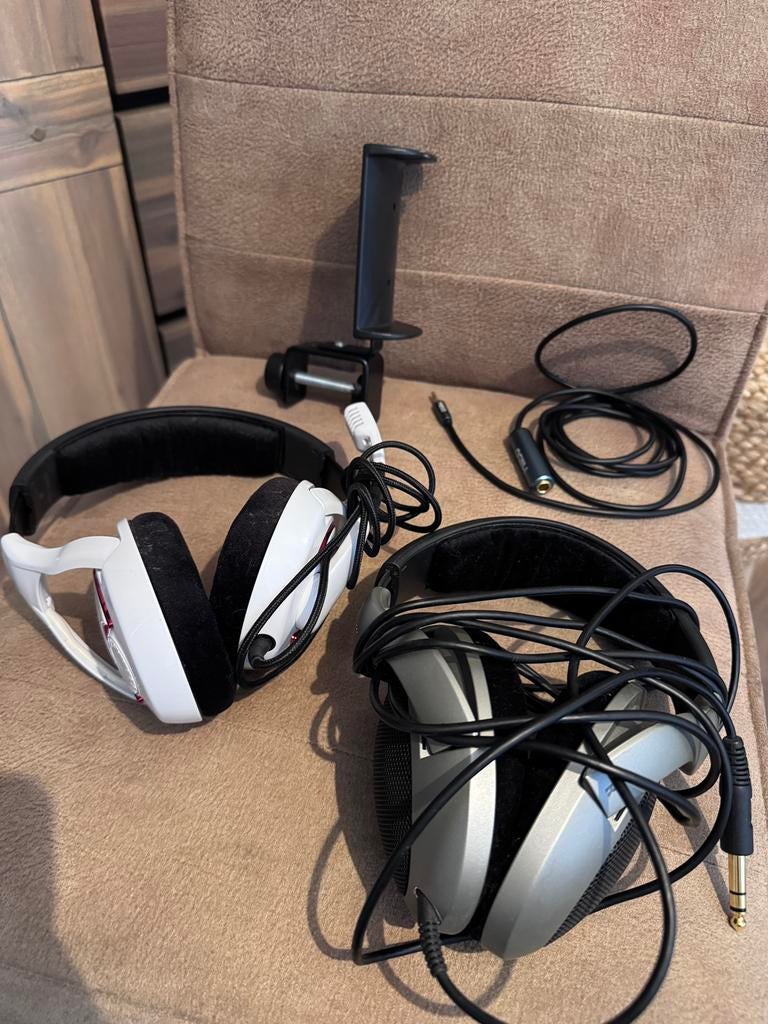 Sennheiser HD555 & GameOne Headsets, Computers en Software, Headsets, Ophalen of Verzenden, Zo goed als nieuw