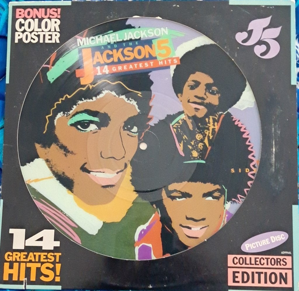 michael jackson and the jackson 5 greatest hits picture disk, LP, Gebruikt, Ophalen of Verzenden, Picture disc