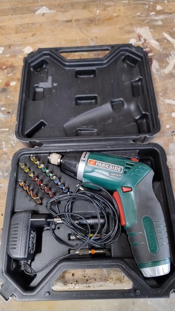 Parkside PSSA 3.6 C3 Accu Schroefmachine, Ophalen, Variabele snelheid, Nieuw, Boor- en Schroefmachine