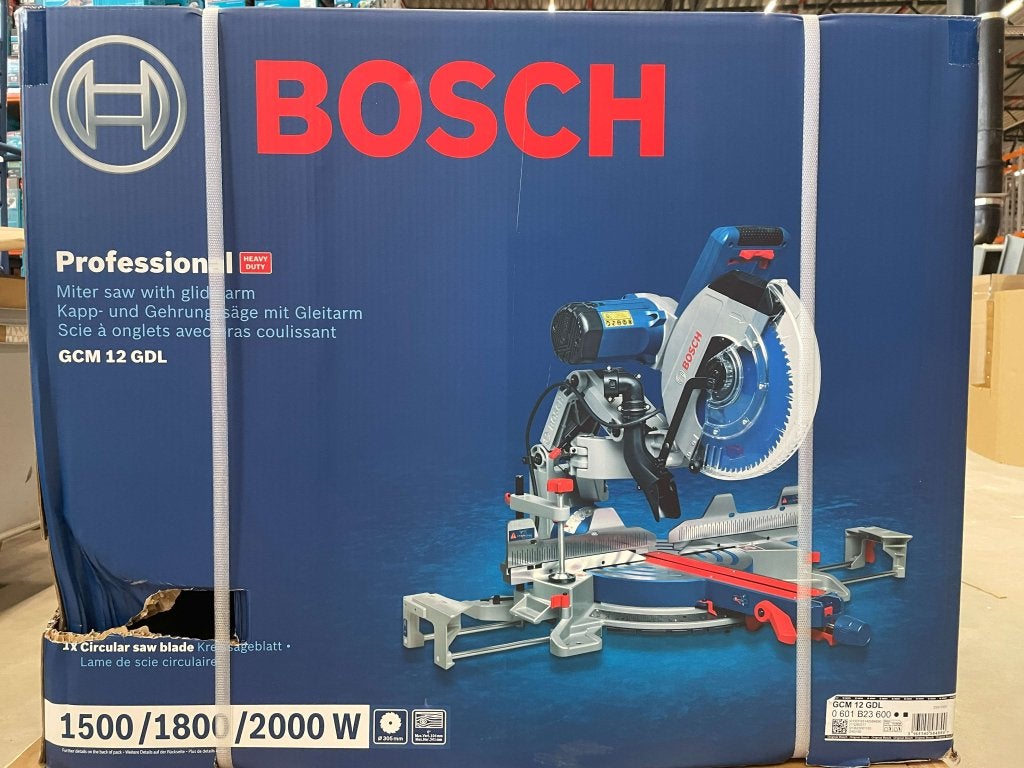 Bosch GCM 12 GDL Afkortzaag - 2000W - 305 x 30mm, Niet ingevuld, Niet ingevuld, Nieuw, Ophalen of Verzenden
