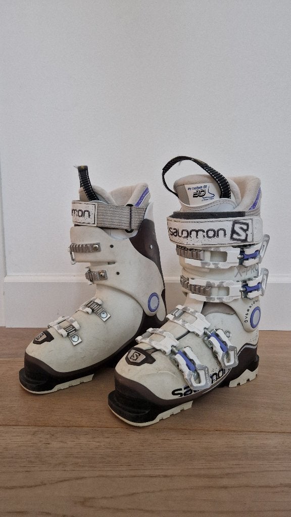 Salomon skischoenen maat 22/22.5, 160 tot 180 cm, Gebruikt, Schoenen, Skiën