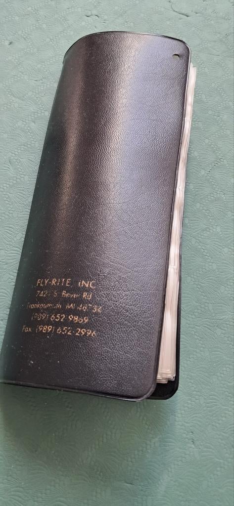 FLY-RITE, INC. Vliegbind dubbing.Kleurenkaart, Ophalen of Verzenden, Gebruikt, Overige typen