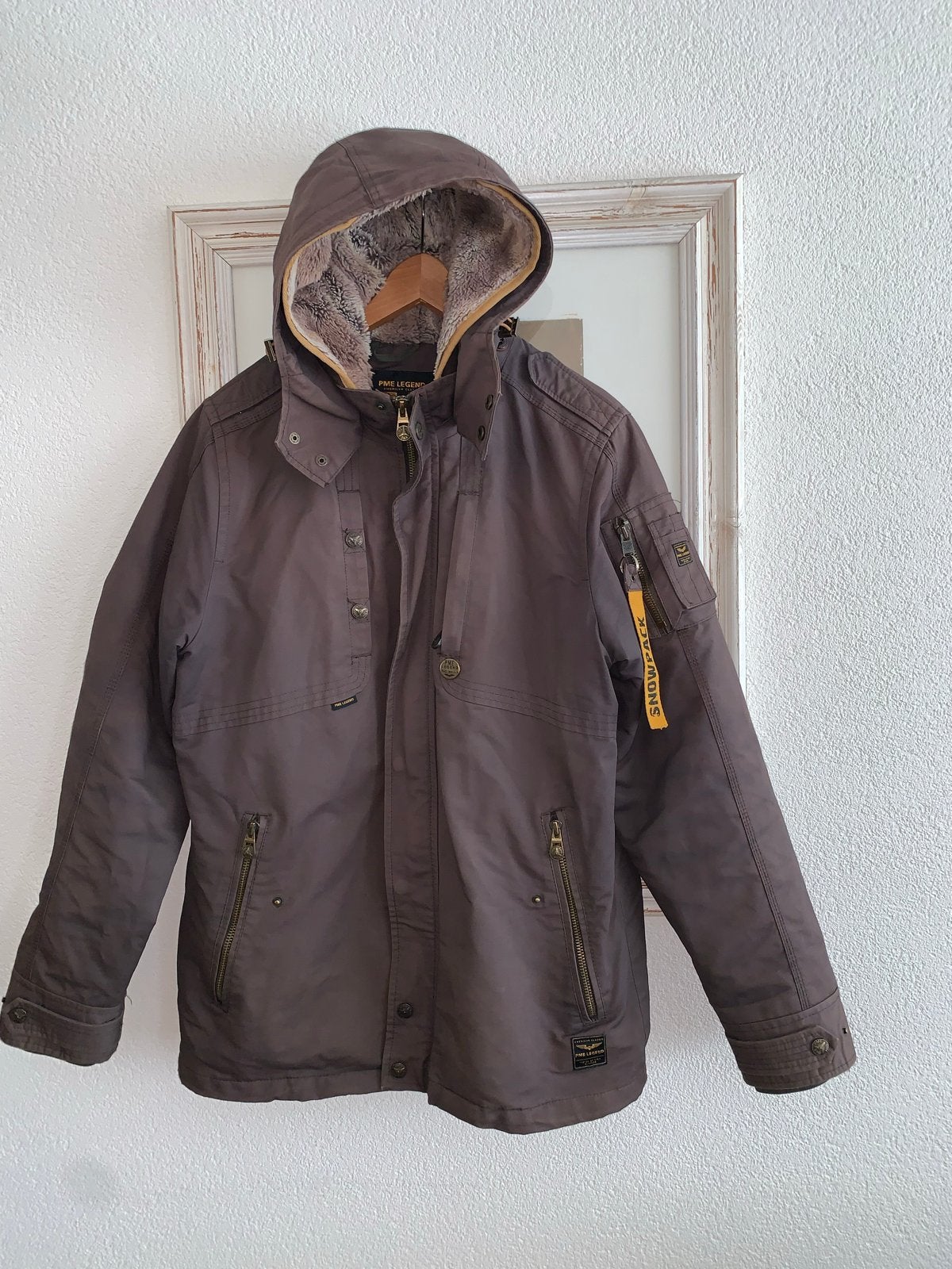 PME Legend Snowpack B-9 Parka - Maat L, Kleding | Heren, Ophalen of Verzenden, Zo goed als nieuw, Maat 52/54 (L), Bruin