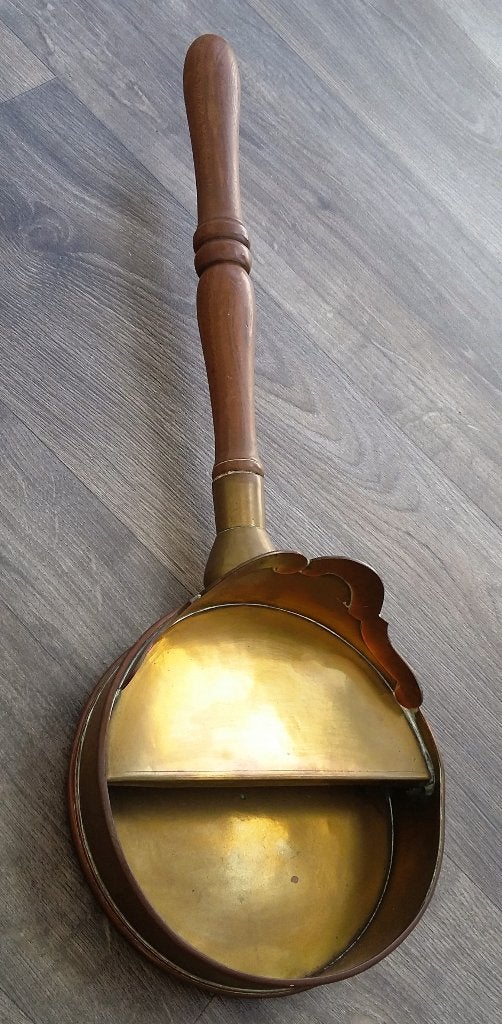 19 de eeuw Koperen Collectebak Kerk Heilige Mis Kerkdienst, Antiek en Kunst, Antiek | Religie, Ophalen of Verzenden