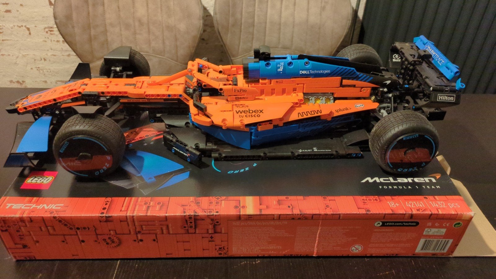 Lego 42141 McLaren F1, Ophalen, Inclusief instructies, Lego, Zo goed als nieuw