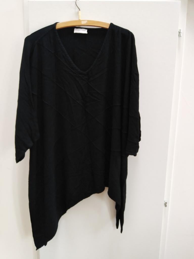 Angel Circle zwarte Deense wijde tuniek 100% viscose mt XXXL, Kleding | Dames, Ophalen of Verzenden, Zo goed als nieuw, Angel Circle