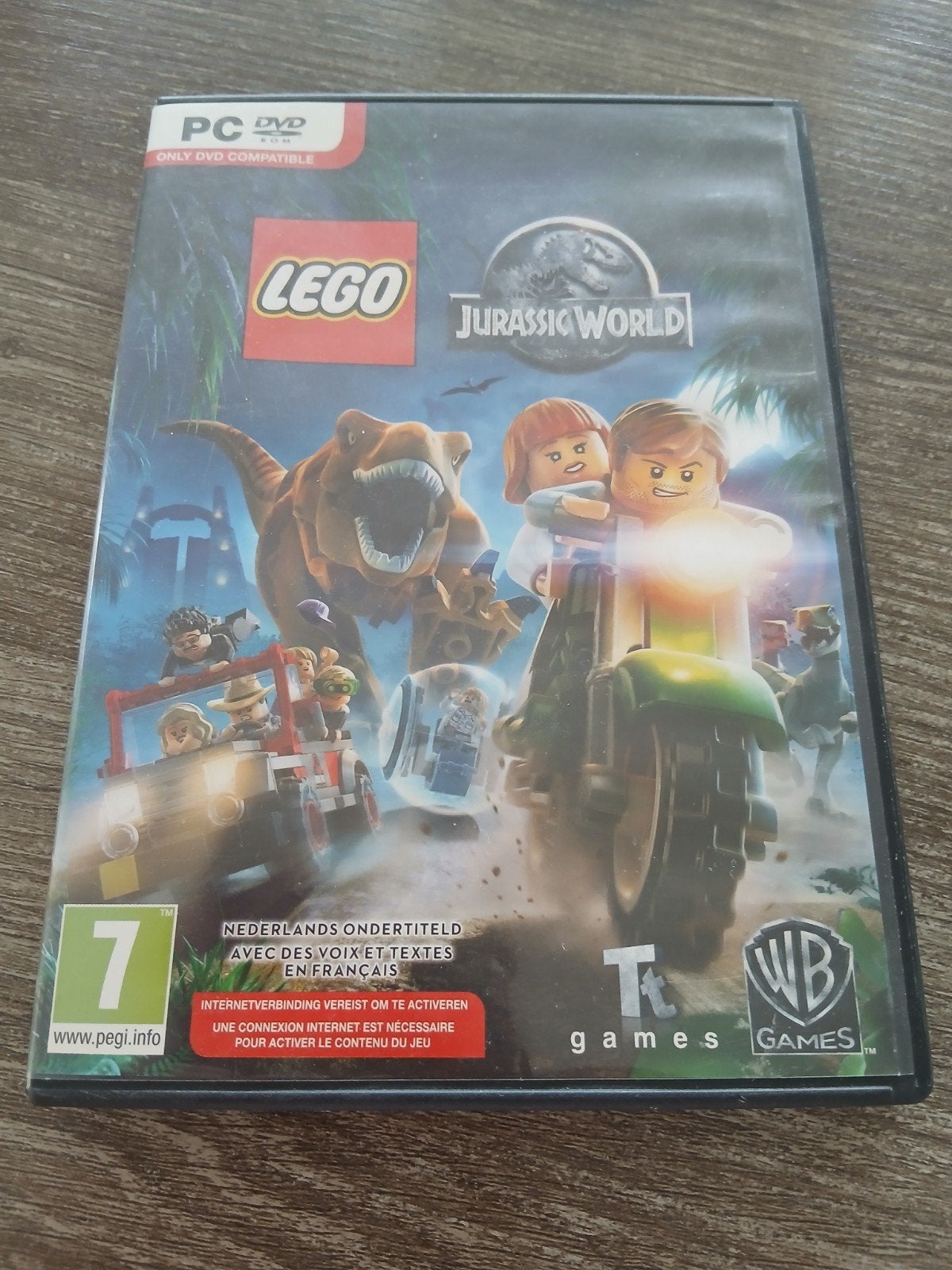 LEGO Jurassic World PC DVD-ROM, Spelcomputers en Games, Games | Pc, Zo goed als nieuw, Avontuur en Actie, 1 speler, Vanaf 7 jaar