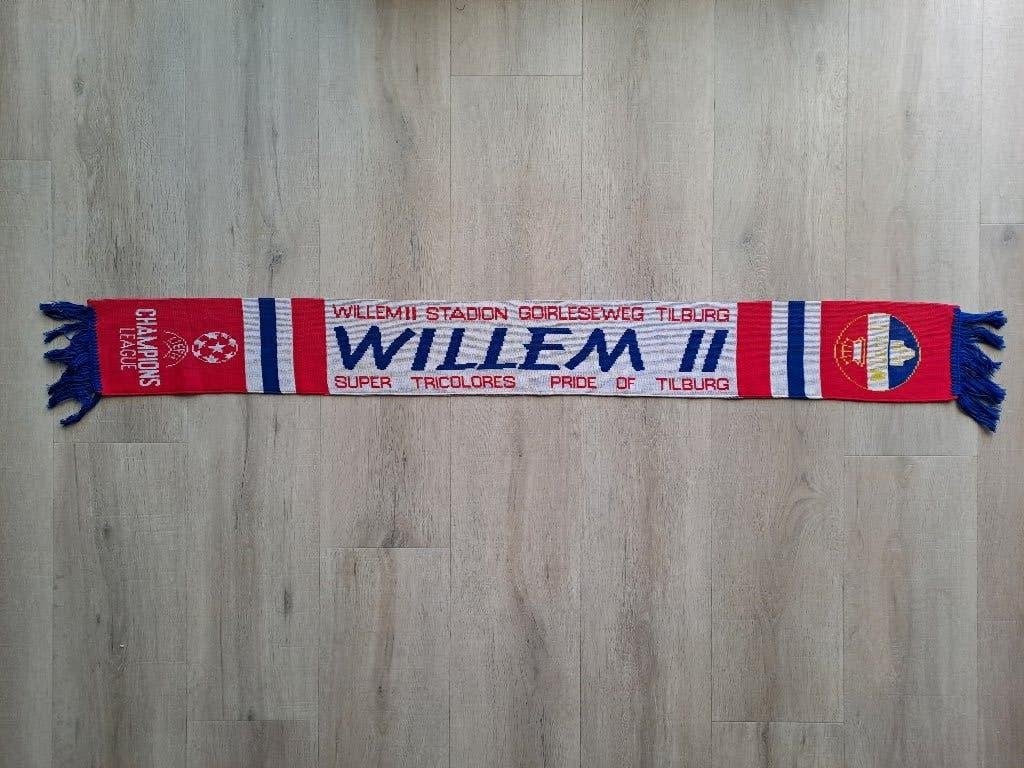 Willem II sjaal champions league, Ophalen of Verzenden, Zo goed als nieuw, Willem II, Vaantje of Sjaal