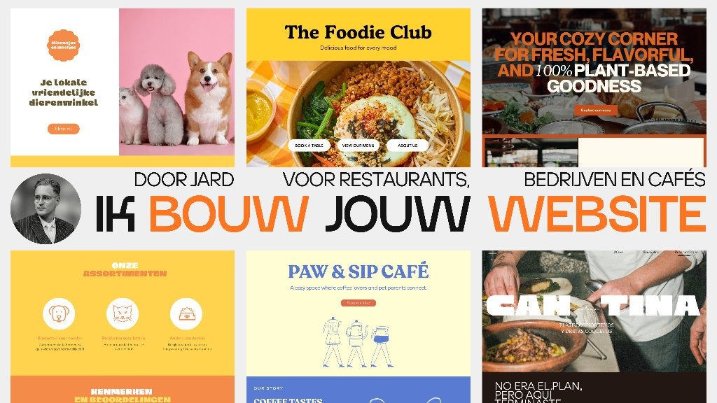 Snel Een Website Voor Jouw Restaurant of Cafe, Webdesign