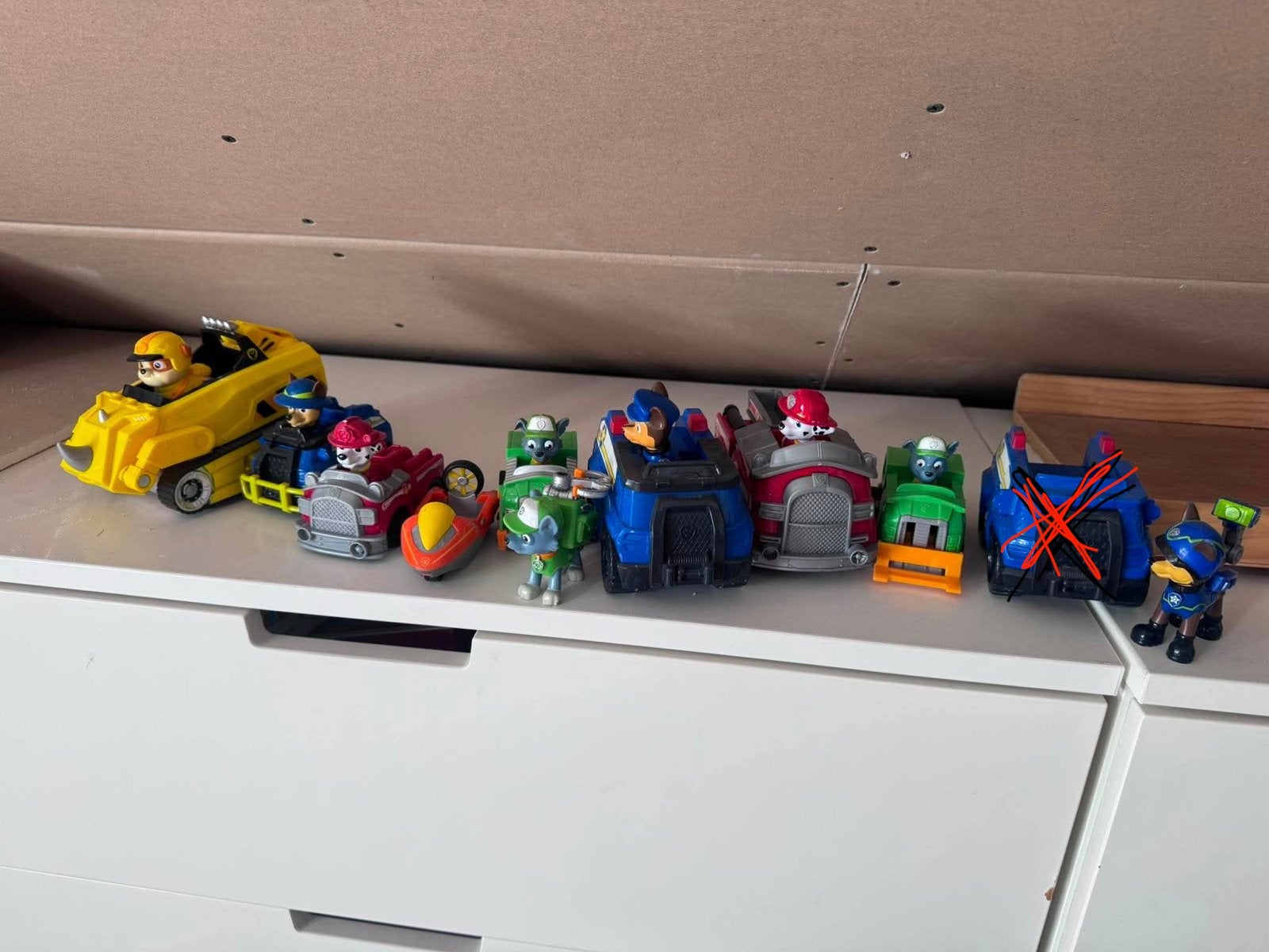Paw Patrol auto's, Ophalen of Verzenden, Gebruikt