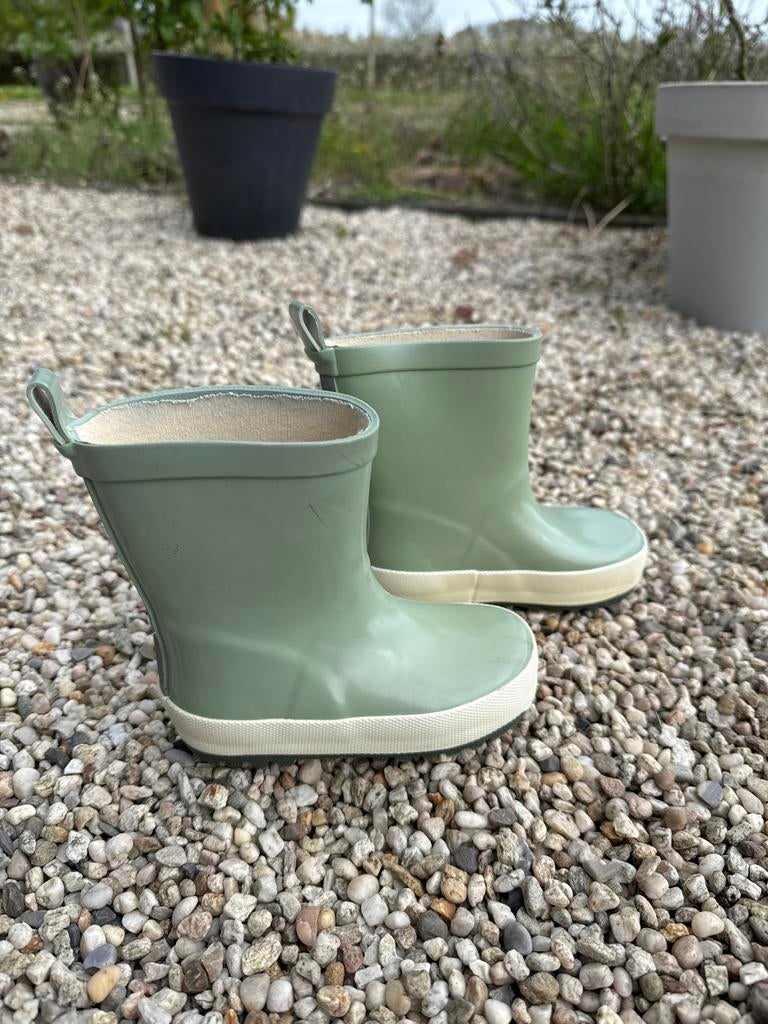 Groene kinderlaarzen maat 23, Ophalen of Verzenden, Gebruikt, Jongen of Meisje, Laarzen