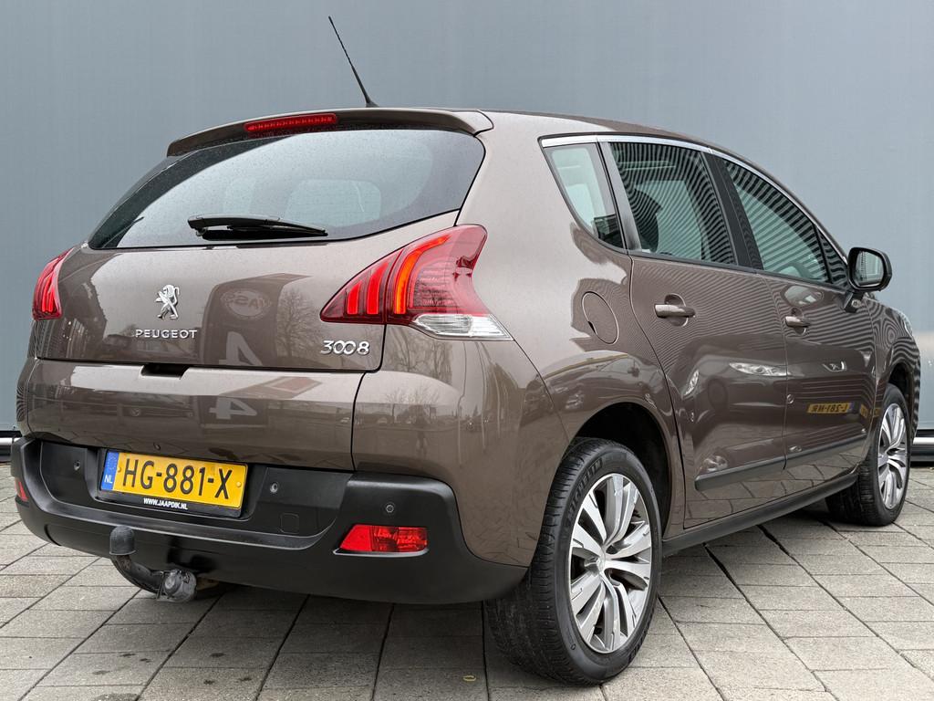 Peugeot 3008 BWJ 11-2015 | 1.6T 165PK Active AUTOMAAT | PANO, Auto's, Peugeot, Stof, Gebruikt, 4 cilinders, Bruin