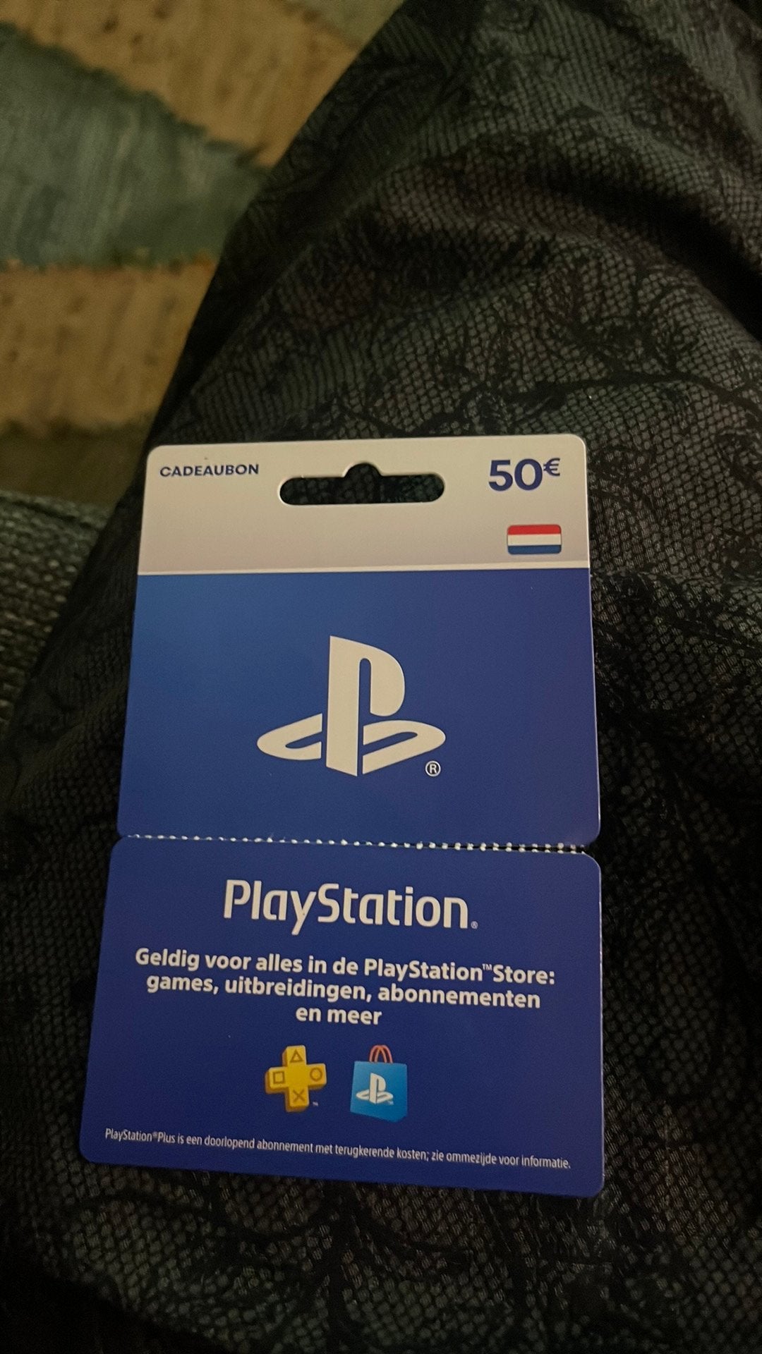 PS Store Cadeaukaart €50 – Nederlandse account, Eén persoon, Cadeaubon