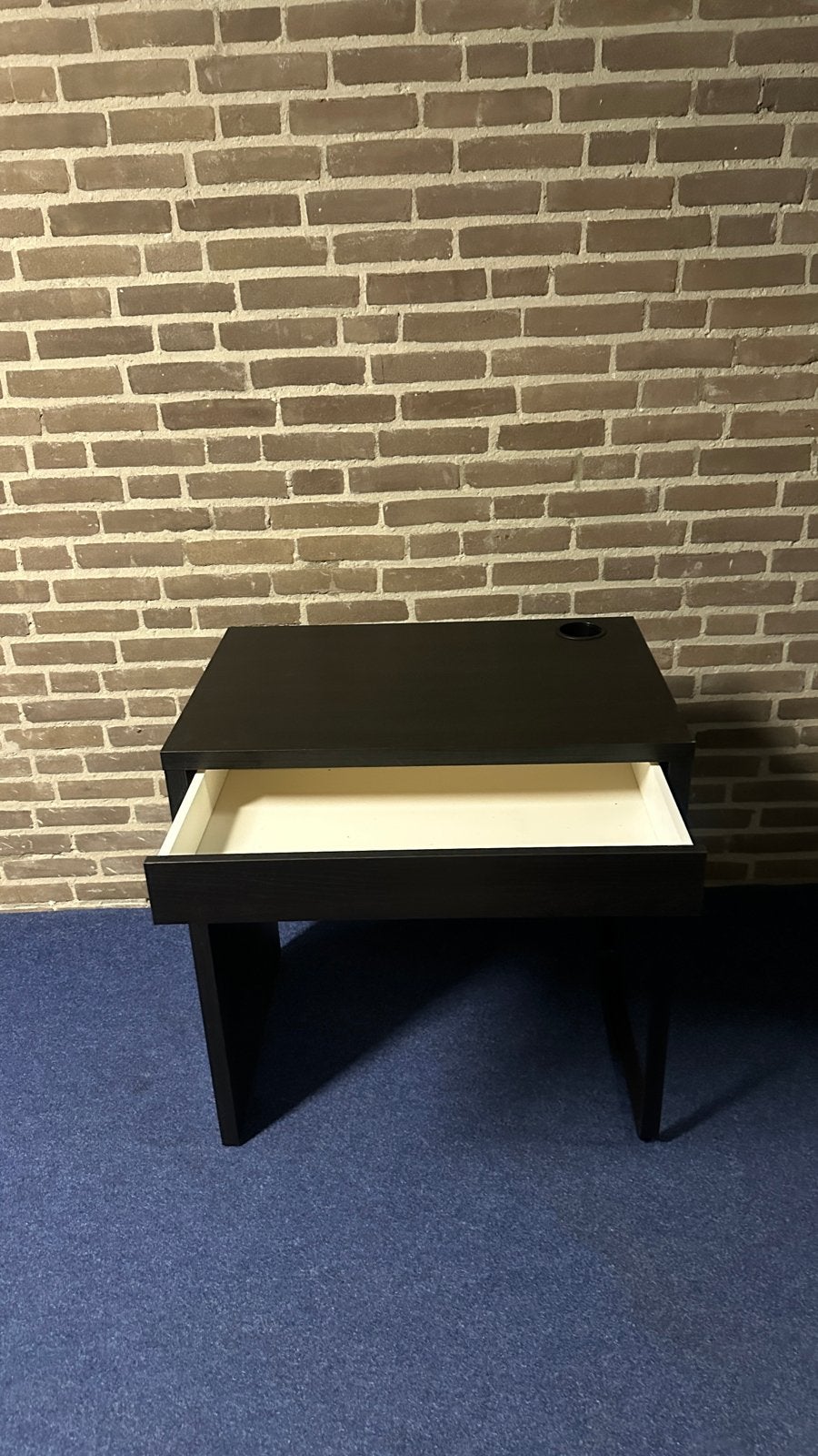 IKEA MICKE bureau - Compact en functioneel, Huis en Inrichting, Ophalen, Zwart, Met lades, Spaanplaat of MDF
